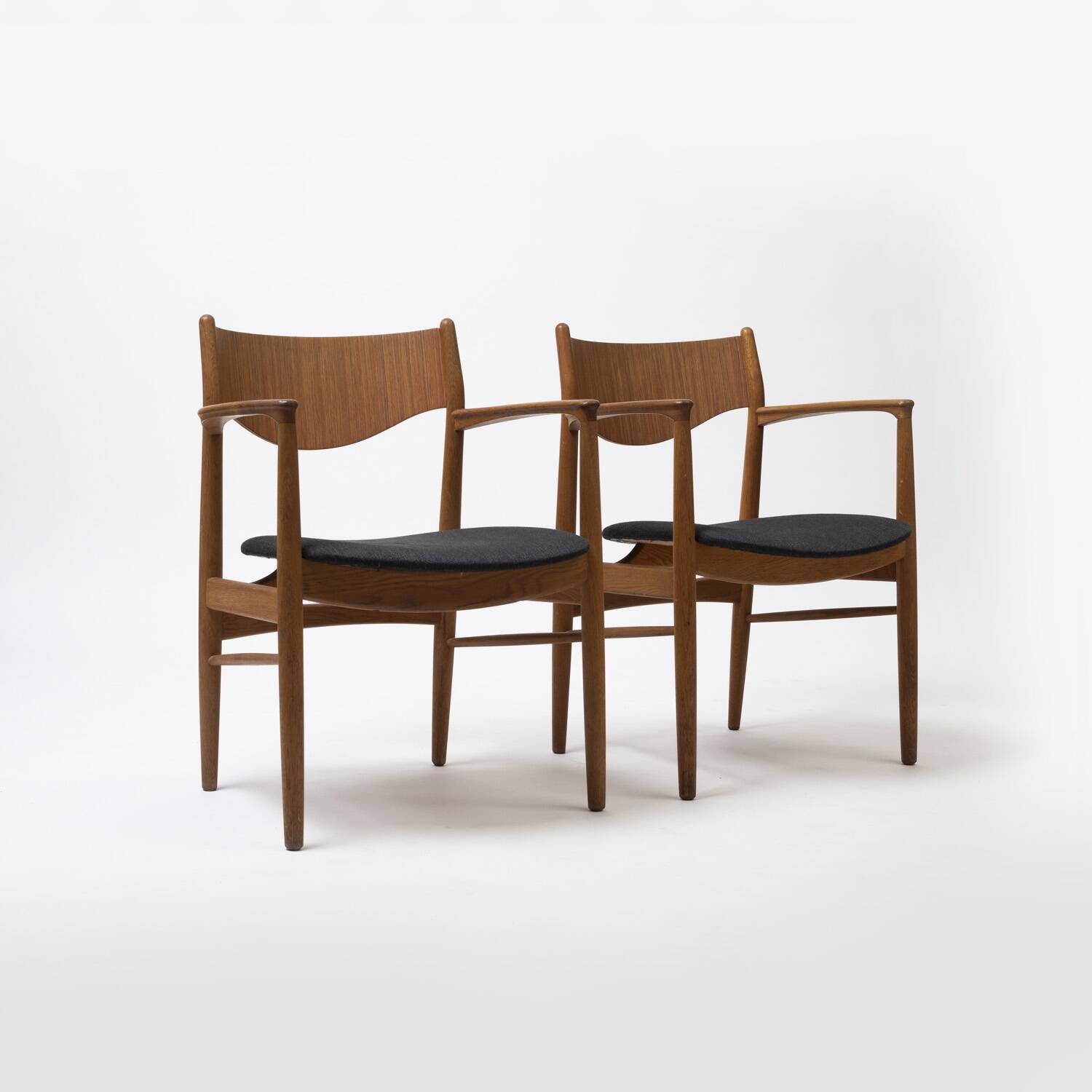 Danish armchair in oak and teak, 1960s