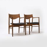 Danish armchair in oak and teak, 1960s