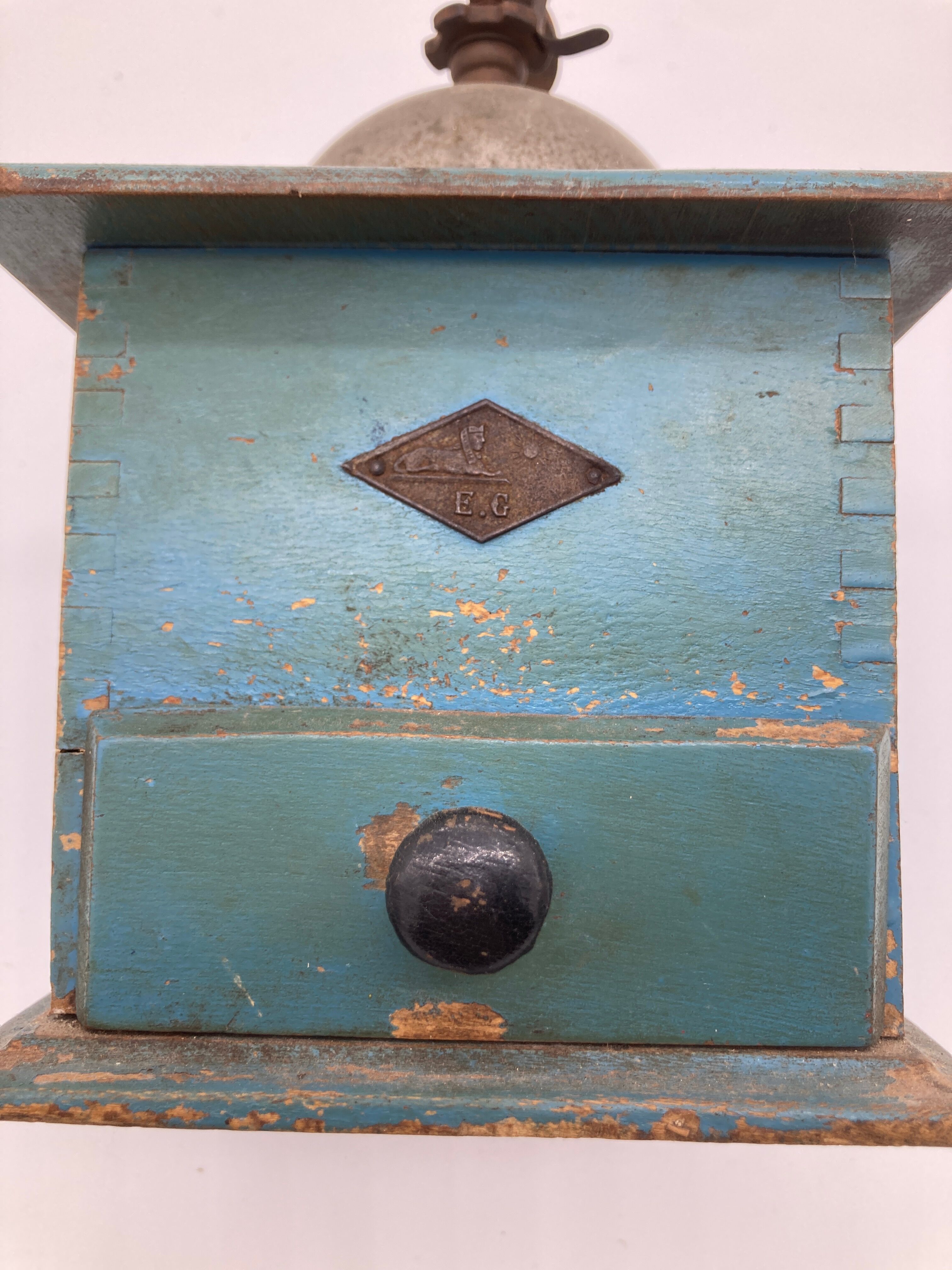 Old coffee grinder Emile Grulet