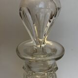Vintage molded glass decanter