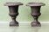 Pair of miniature Medicis vases in cast iron