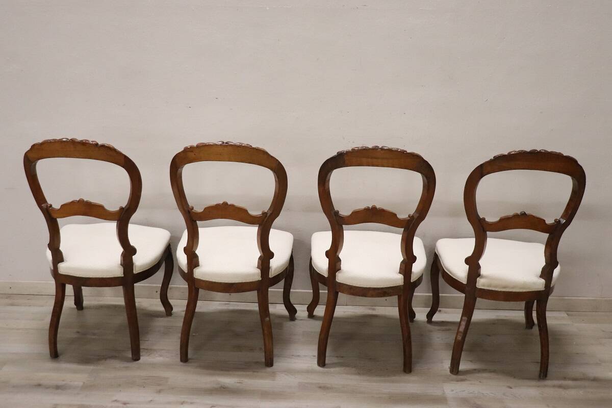 19th Century Walnut Dining Chairs