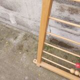 Large vintage wooden school abacus