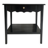 Black lacquered serving table
