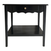 Black lacquered serving table
