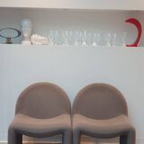 Pair of ARFA designer armchairs
