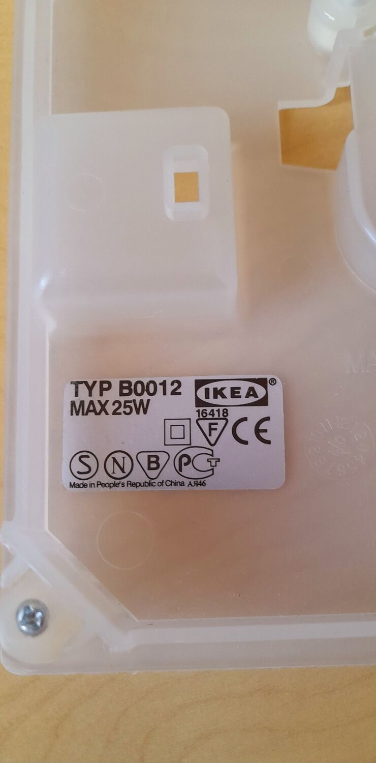 Lampe ice cube ikea 80s