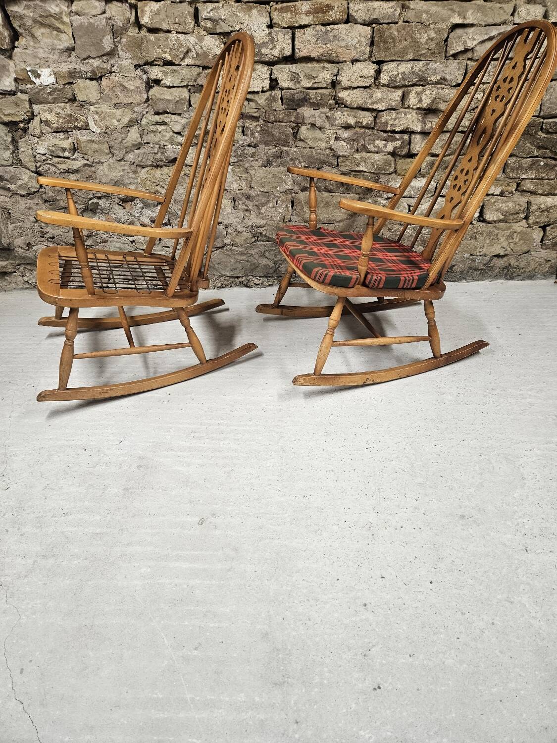 Pair of Windsor Rocking Chairs