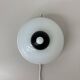Vintage brown and white wall lamp sconce , 1970s