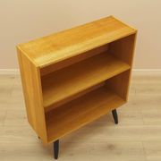 Ash shelving unit on splayed legs, Denmark, 1960s