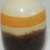 Vase à fleurs en verre  multicolore de Murano/vintage