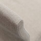 Pair of vintage fabric armchairs from the 1970s modernist period