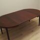 Table ronde en palissandre, design danois, années 1970, production : Danemark
