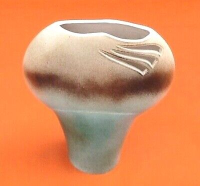 Vase modernist lens glazed ceramic