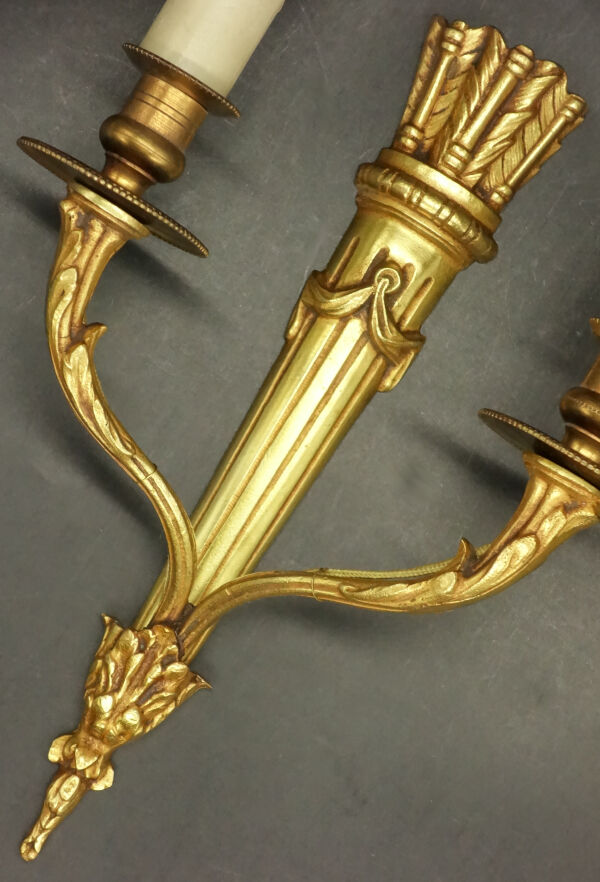 Pair of Louis XVI style sconces