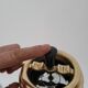 Brass standing ashtray