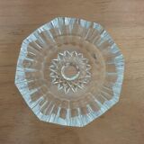 Cendrier en verre ciselé