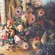 Antique Still Life, Oil On Canvas, Italy, 19th Century