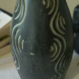 Ceramic vase GERUNDA SPAIN vintage brutalist