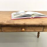 70s pine farmhouse table