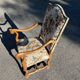Fauteuil et chaise style Louis XIII