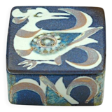 Glazed earthenware box signed nils thorsson / 1960-1970 / perfect condition