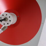 J.J.J. Hoogervorst Red Counter Balance Ceiling Lamp by Anvia Holland, 1950