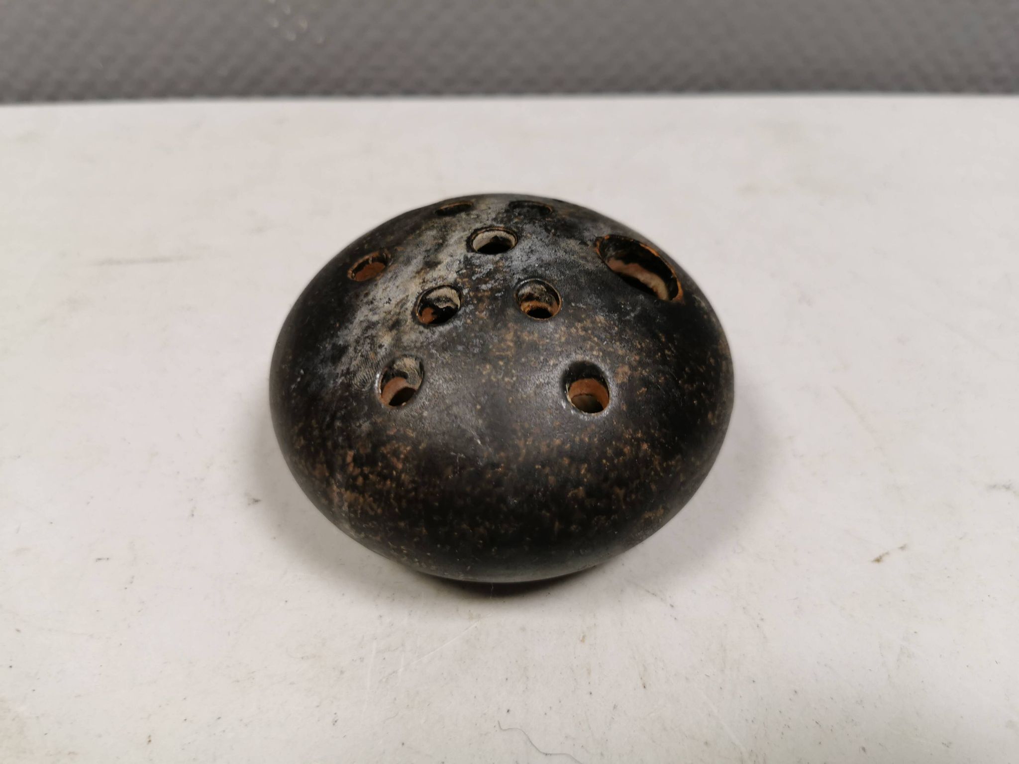Delicious "mushroom" vase with several "holes"  Danmark 1980s