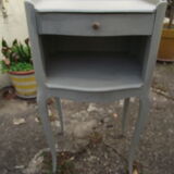 Pair of painted louis xv style bedside tables