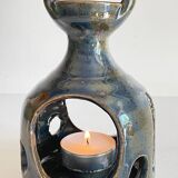 Vintage Handcrafted Stoneware Candle Holder