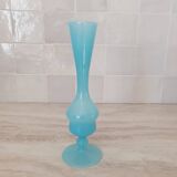 Soliflore / Vase in blue opaline glass, Florentine art