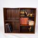 Bookcase in rosewood of danish design from the 1960s.