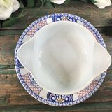 Gravy boat and its frame Gien Royal