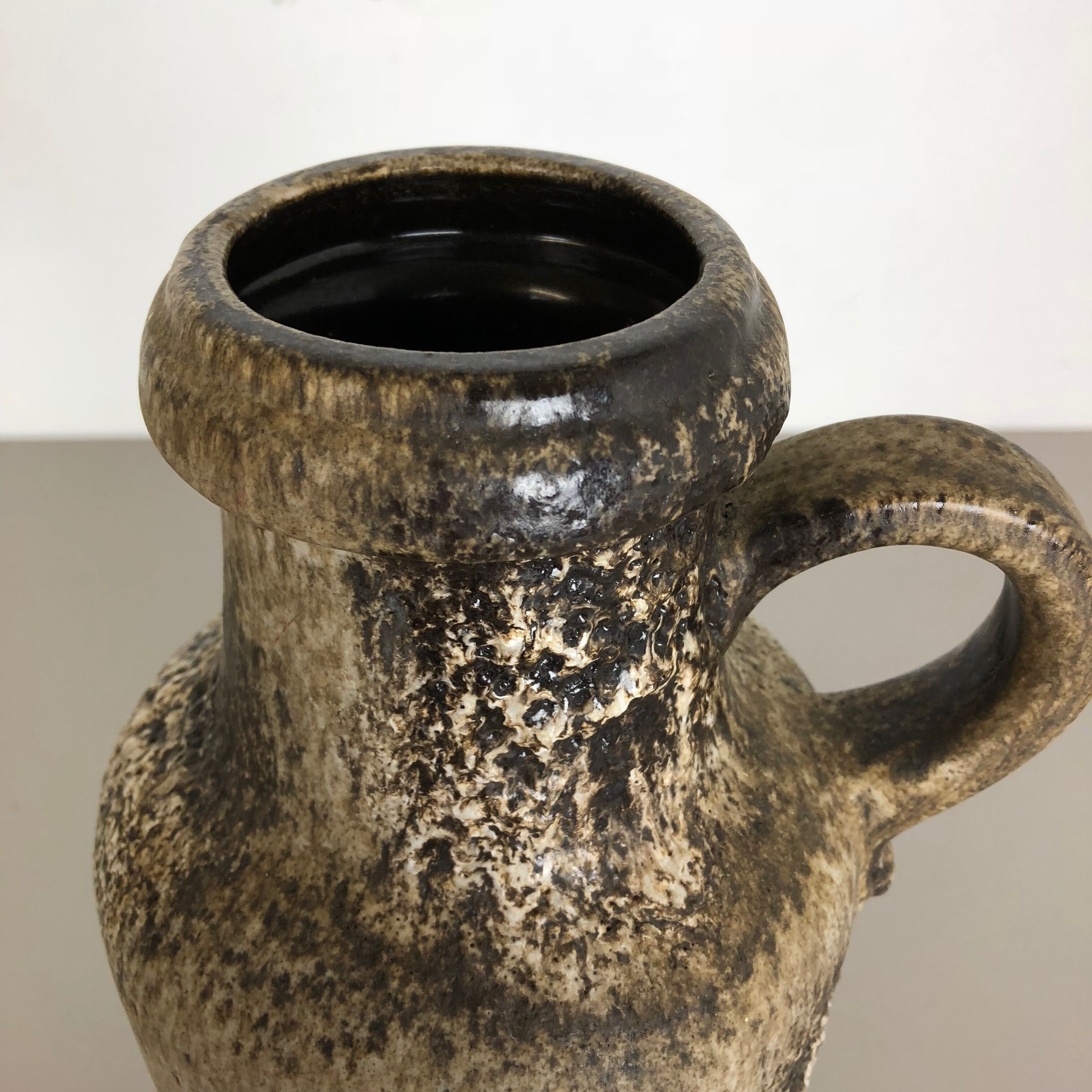 Large Multi-Color Vase Fat Lava "407-35" Vase by Scheurich, Germany, 1970s