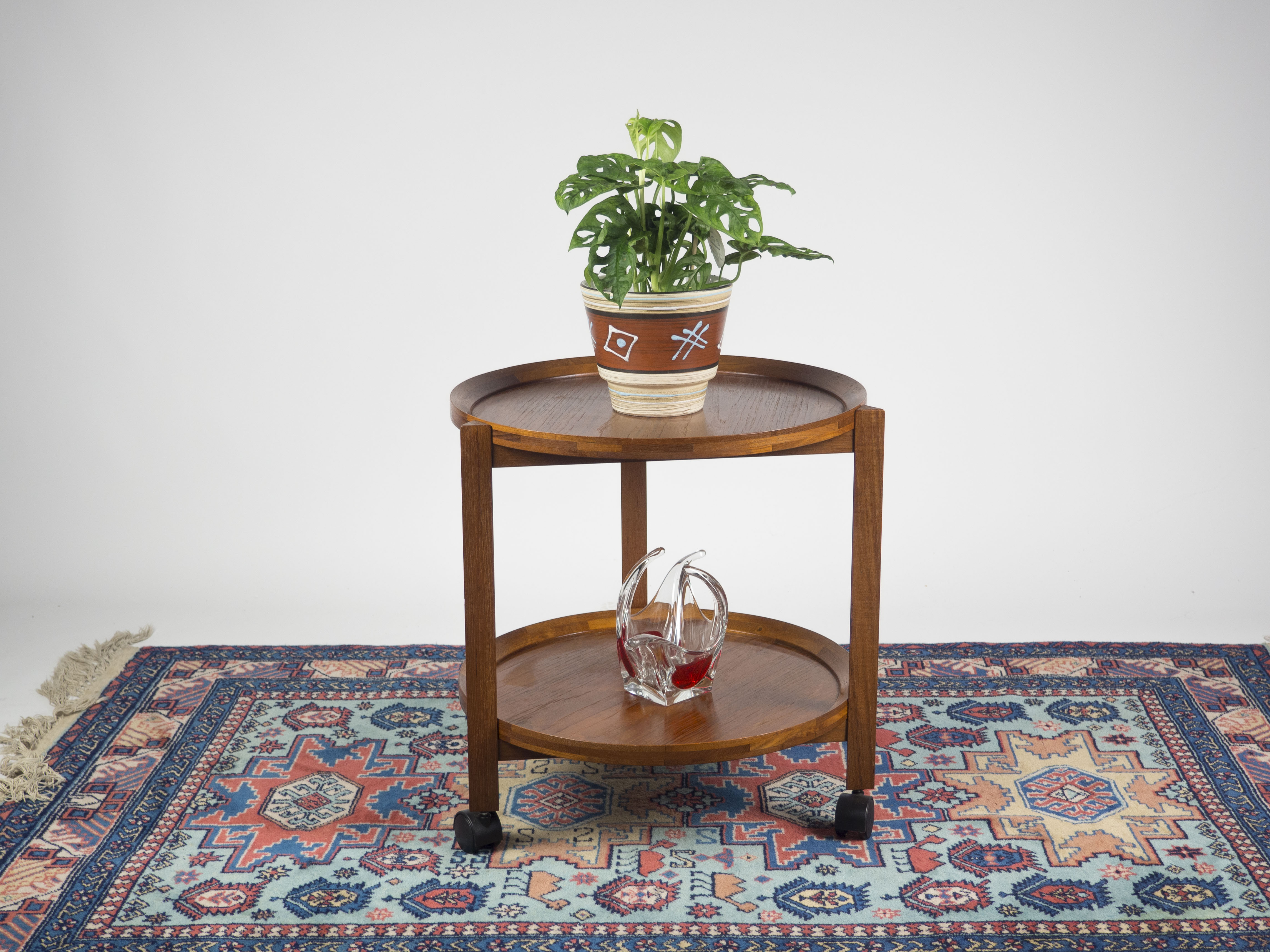 Danish teak trolley bar, Denmark, 1960s