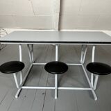 Refectory table and stools