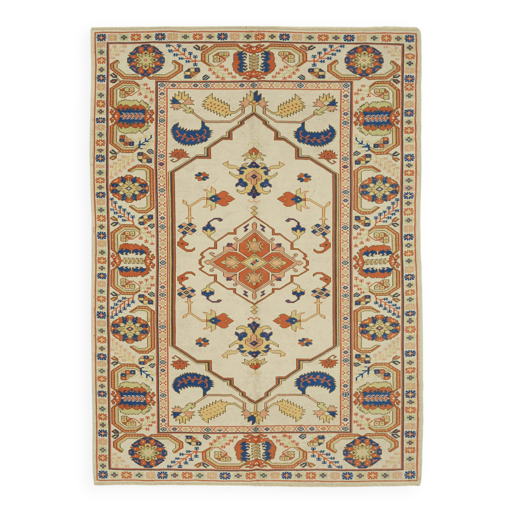 Turkish Vintage Anatolian Rug 185 cm x 253 cm