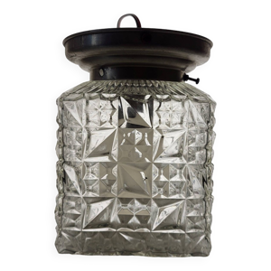 plafonnier en verre Vintage