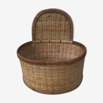 basket basket rattan wicker shelf