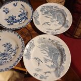 Set of 6 plates 4 Longchamp and 2 Gien