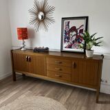 Large vintage brutalist sideboard