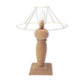 Produit BHV Pied de lampe en bois milieu XXème.
