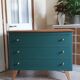 Commode en chêne pieds compas