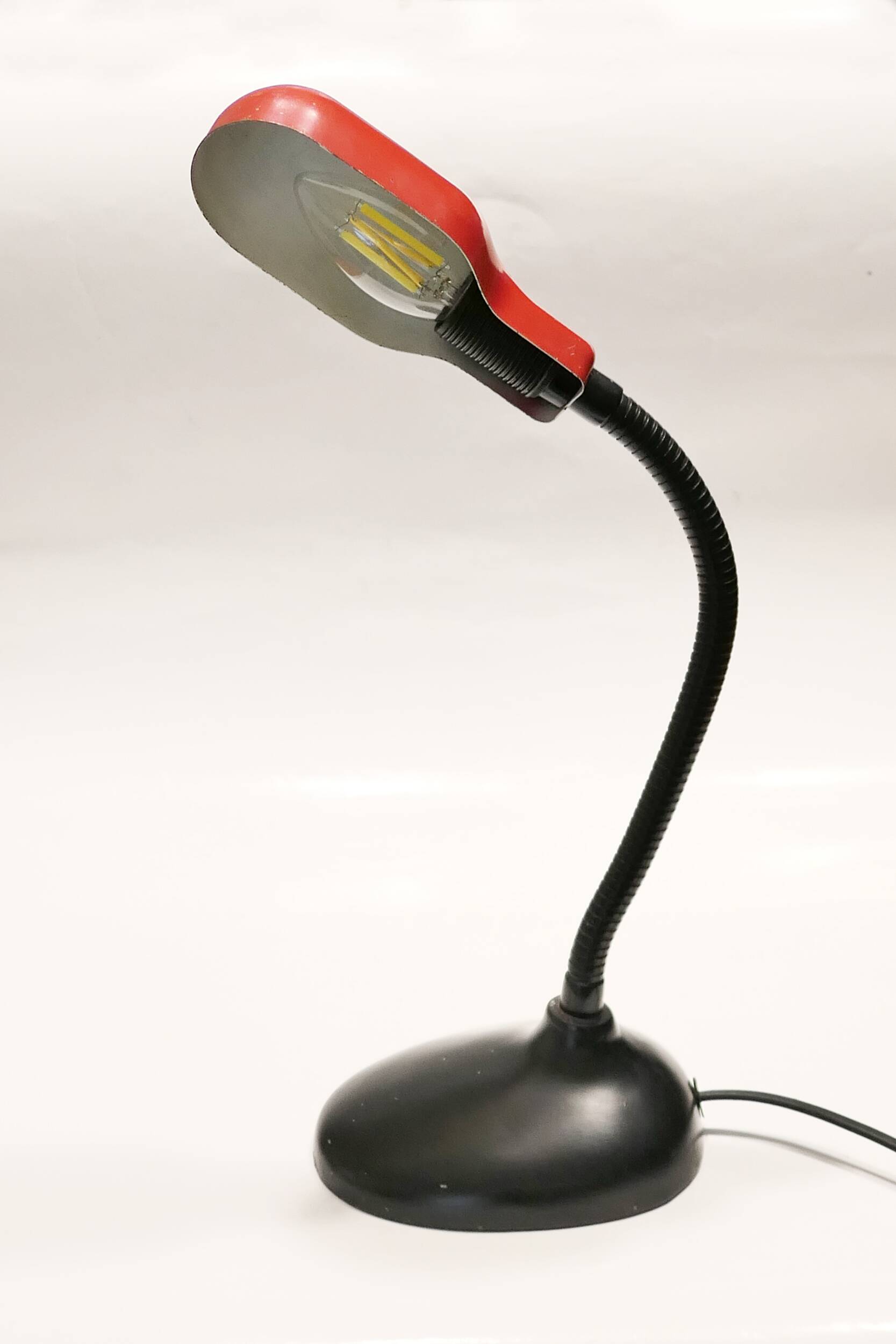 1960s articulated desk or workshop lamp in cast iron and metal