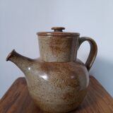 Pyrite stoneware teapot, signature to identify