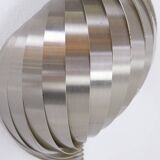 Swelling aluminum sconce by Henri Mathieu - 1970s
