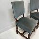 Pair of Louis XIII style twisted oak chairs from the 19th century.