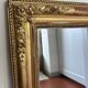 Miroir ancien avec dorures fin XIX ème