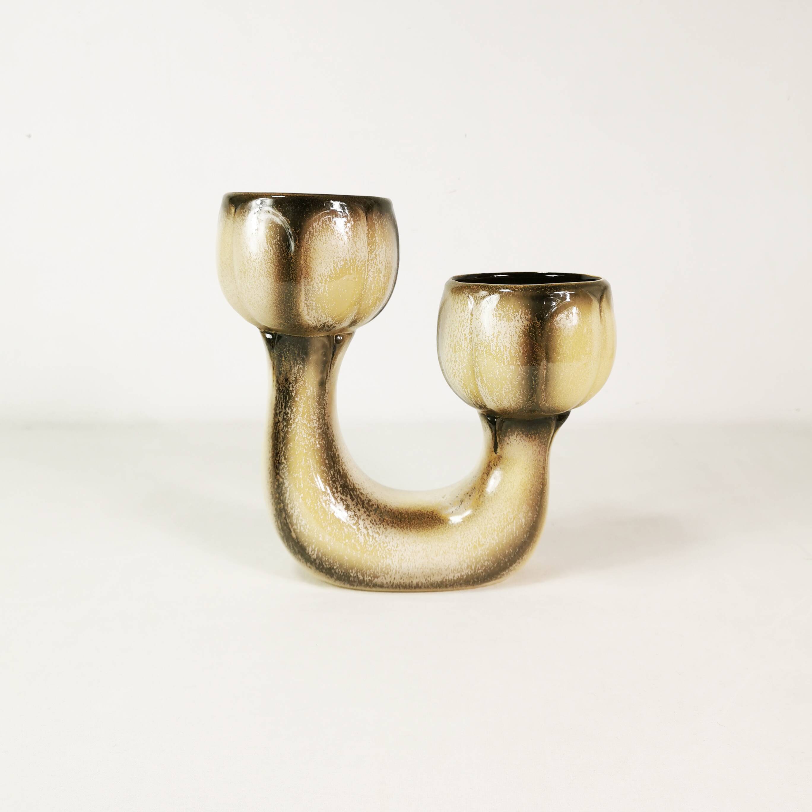 Ceramiczna donica- osłonka, Bay Keramik, Niemcy, lata 60.