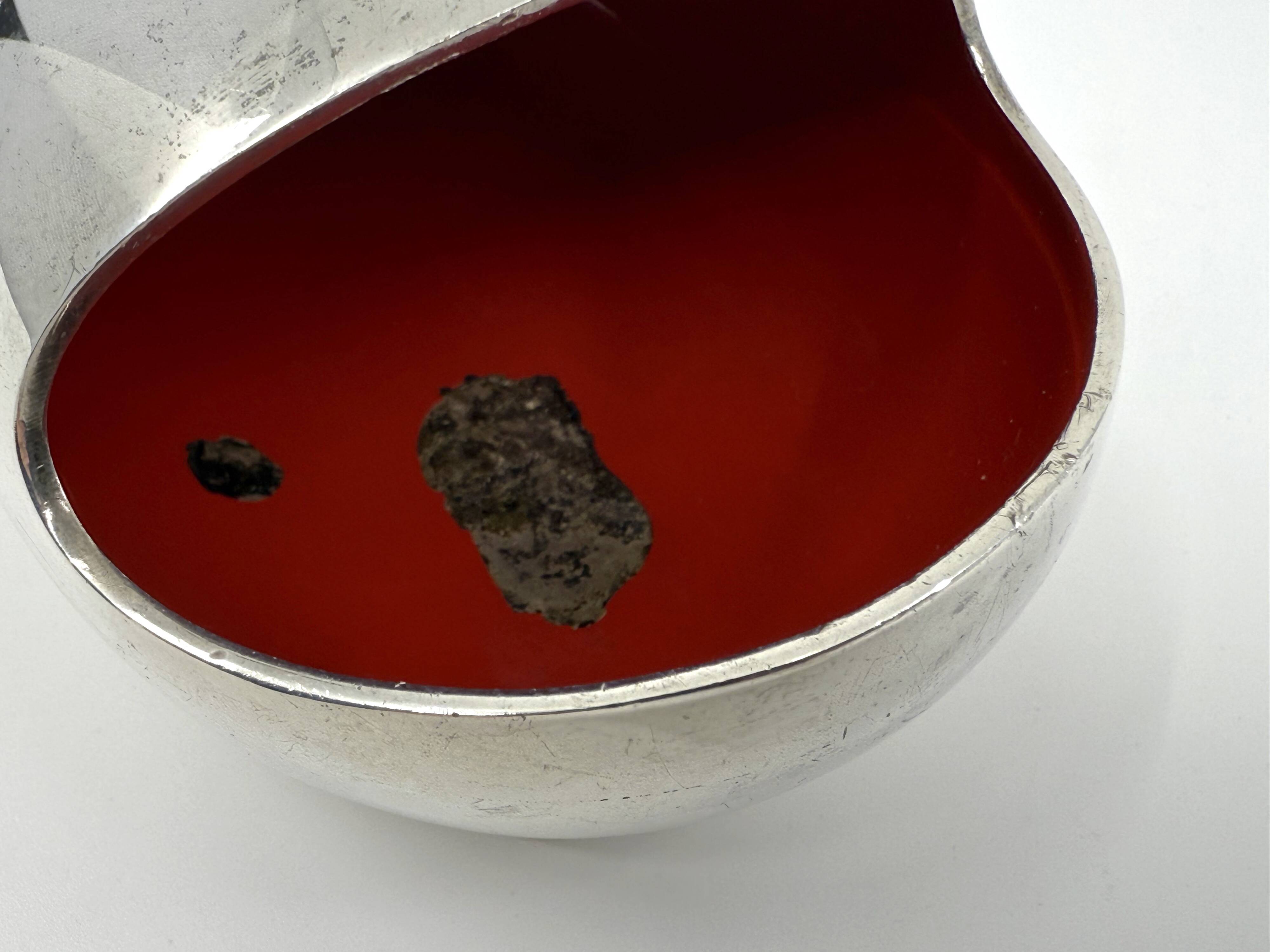 Cendrier moderniste "the smile" • Hans Bundle pour Carl Cohr • Danemark 50s